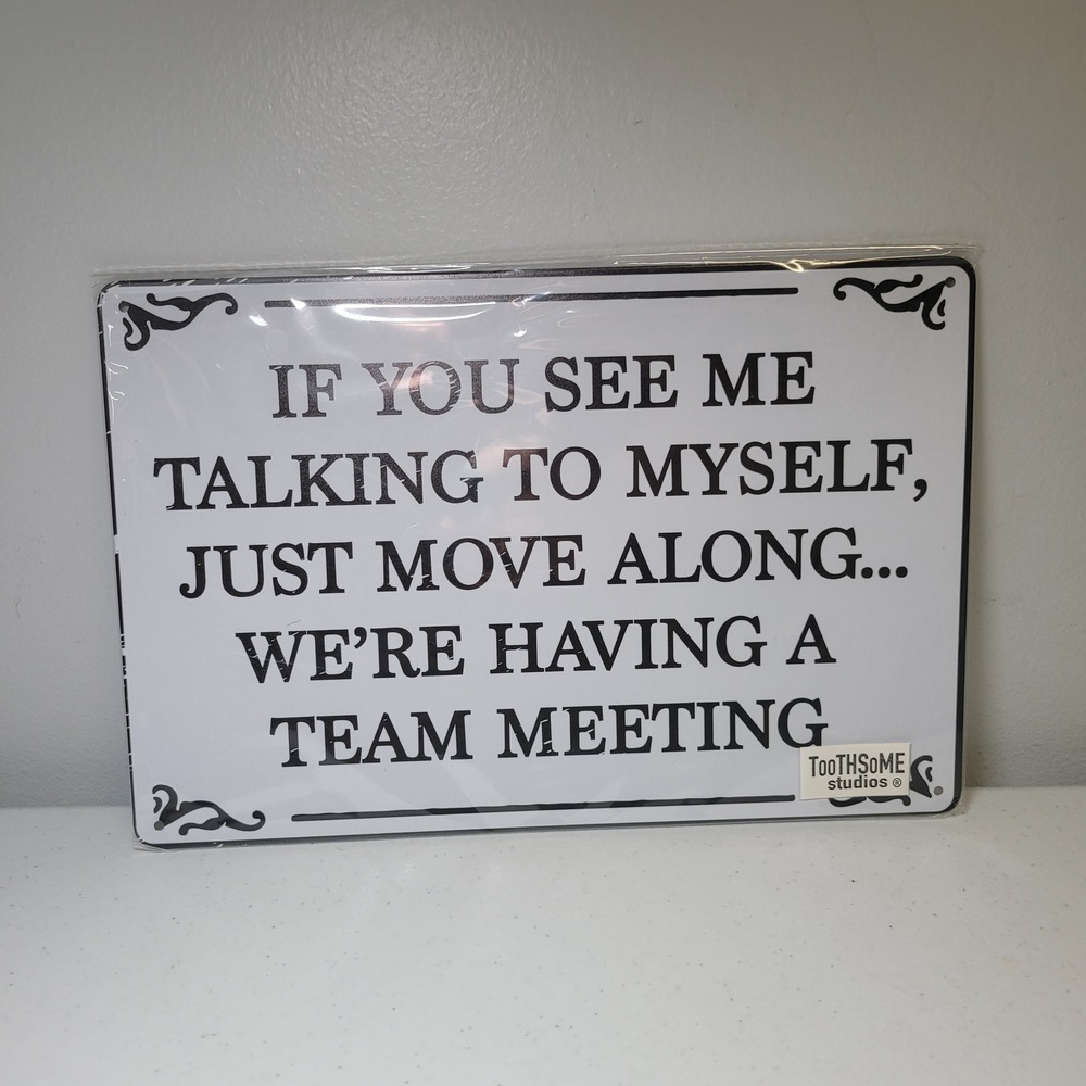 12x8 Work From Home Sign Entrepreneur Self Employed Office Gift
